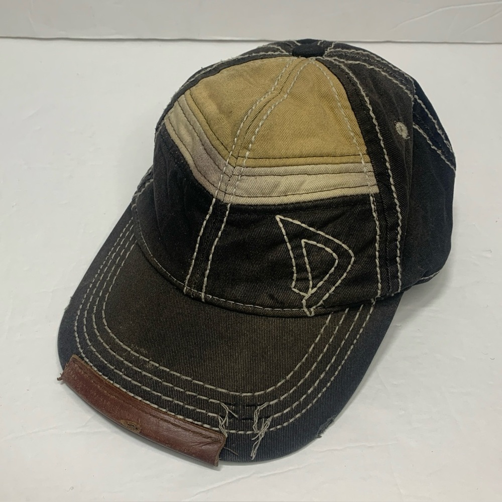 Y2K DO! Brown Denim Cap Adjustable Back Strap Men’s One Size